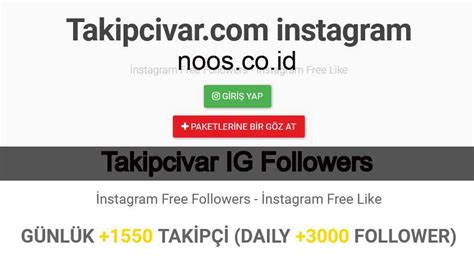 takipcivar|Free Instagram Followers And Likes 